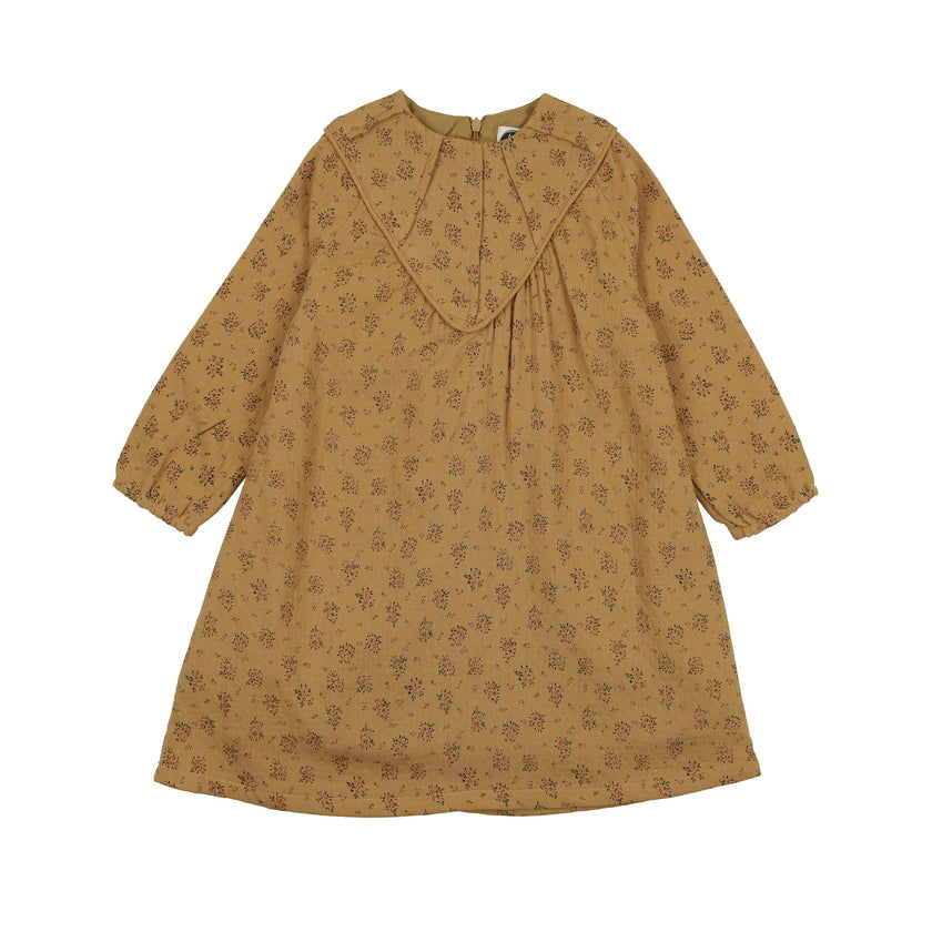 Winter Forest Long Sleeve Drop Shoulder Comfort Fit Dress