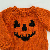 Jack-o-lantern Sweater, Cream