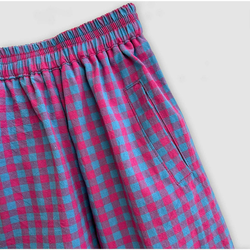 Purple Plaid Pants