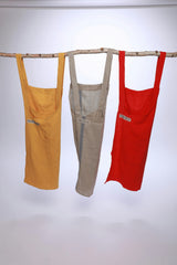 Nossilac French Linen Crossback Apron&nbsp;