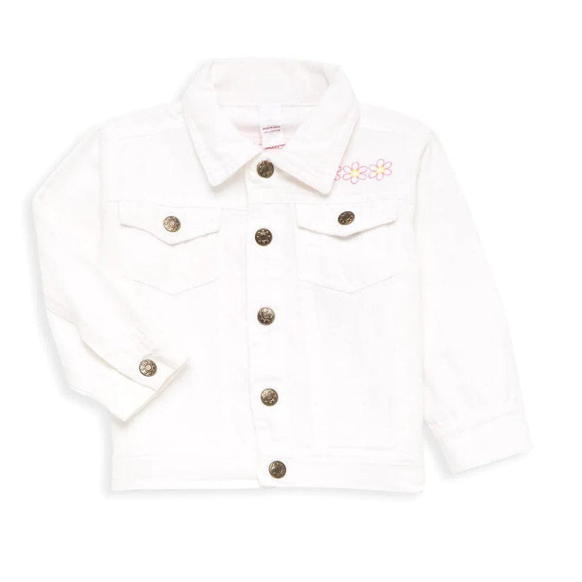 Baby + Kids "flower girl" Denim Jacket