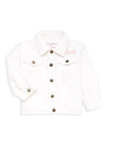 Baby + Kids "flower girl" Denim Jacket
