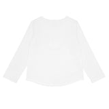 White Long Sleeve Henley