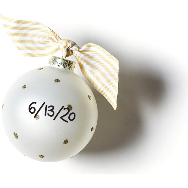 Welcome Little Ones Glass Ornament