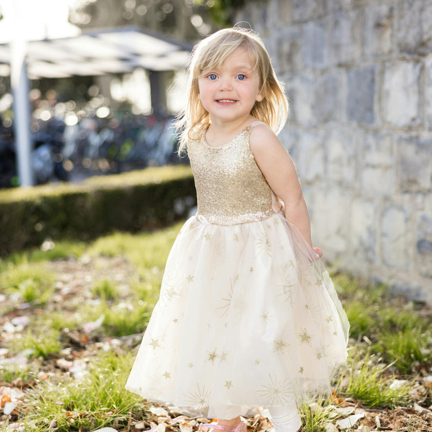Glam Party Gold Dress