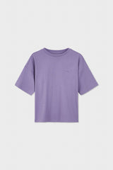 Relaxed Organic Cotton T-Shirt With SOW Embroidery