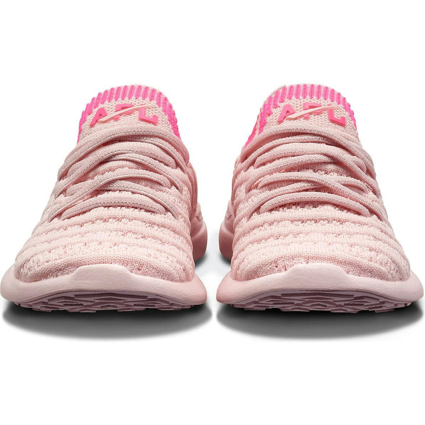 Kid's TechLoom Wave Bleached Pink / Fusion Pink / Ribbed, Pink