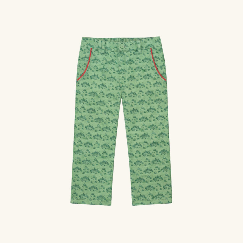 Boys' Holiday Chinos in Christmas Village