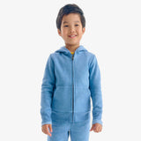 Kids cozy fleece zip hoodie