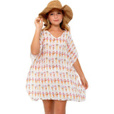 Print Cover-Up Poncho