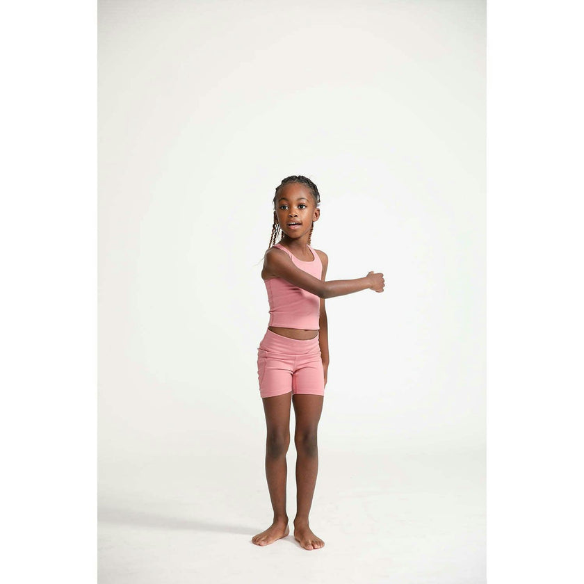 Longline Crop, Pink