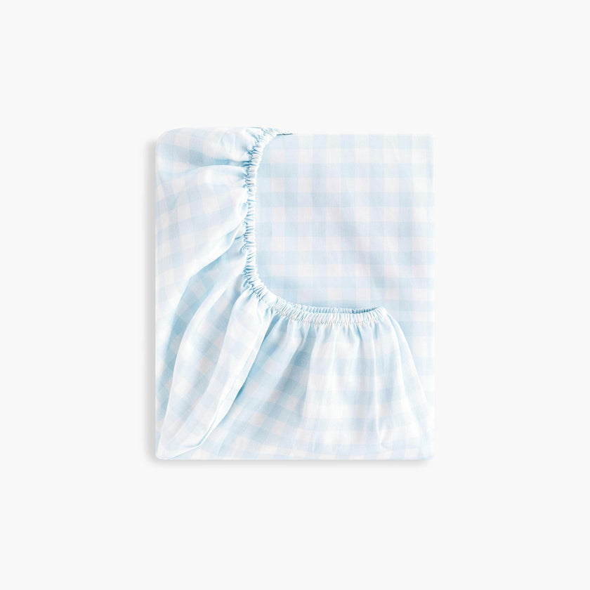 Picnic Gingham Crib Sheet