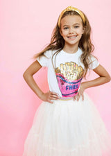 I love French Fries Sequin T-Shirt