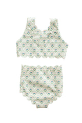 girls camila scallop two piece swimsuit