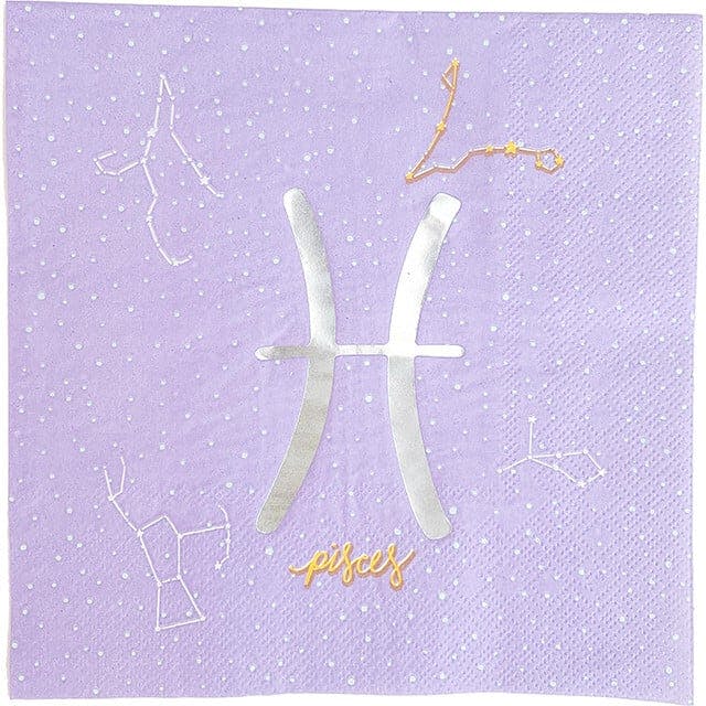 Zodiac Pisces Large Napkins