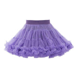 Purple Bow Tutu Skirt
