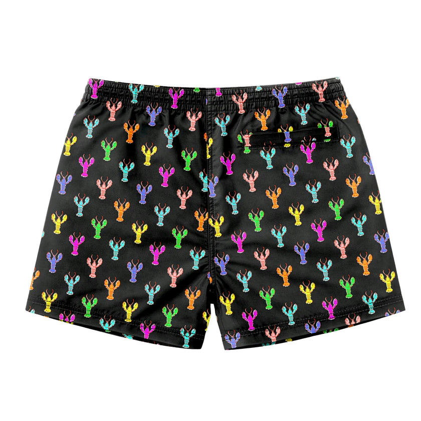 Dylan Boys Multicolor Lobster Print Board Shorts