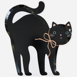 Halloween Cat Shaped Plates