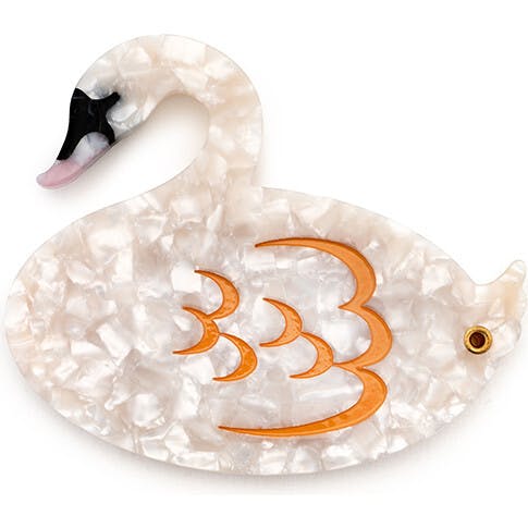 Swan Compact Mirror