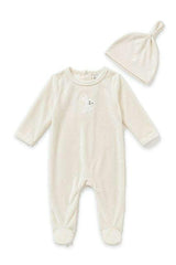 Velour Bunny Footie
