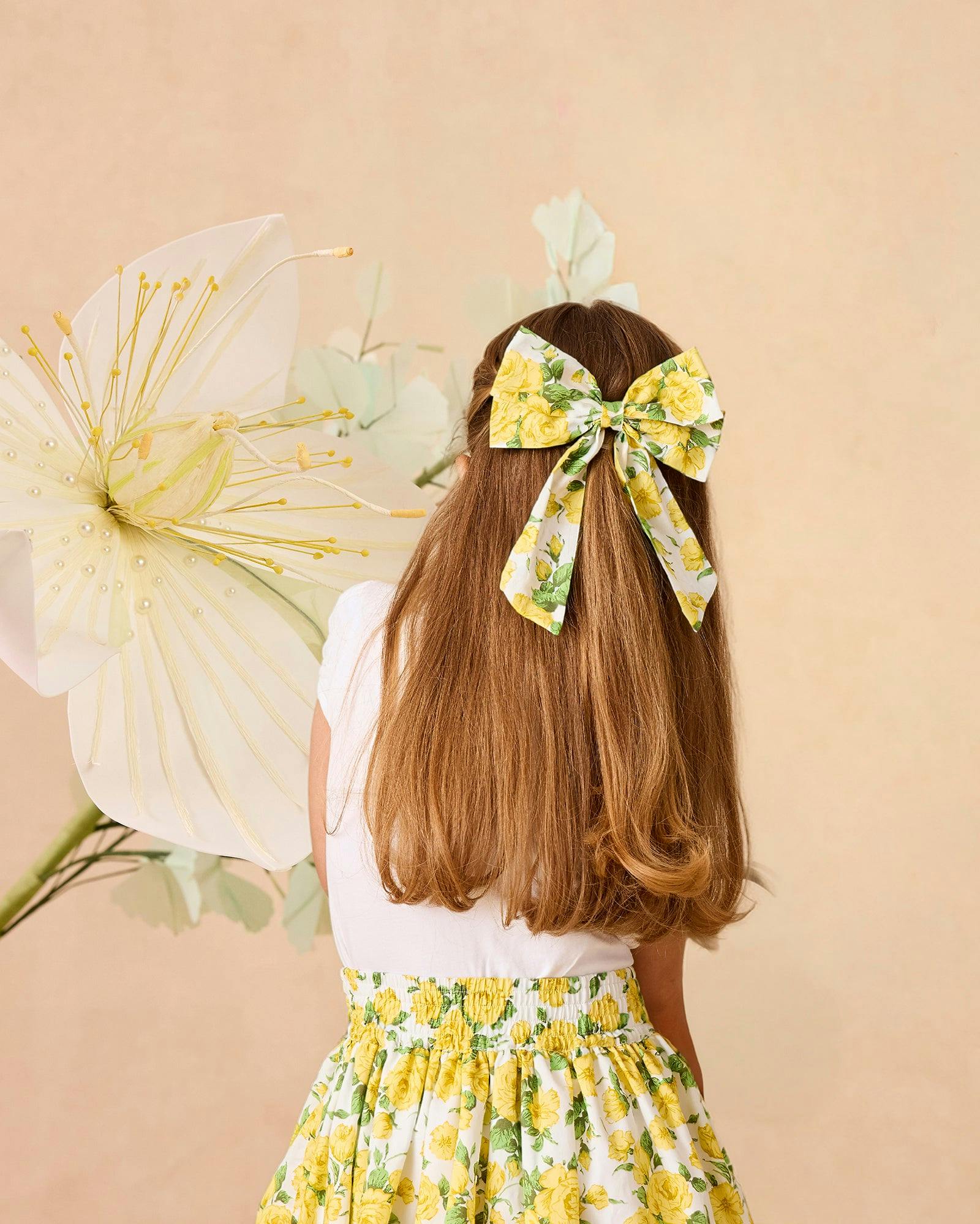 Carline Rose Skirt in Yellow