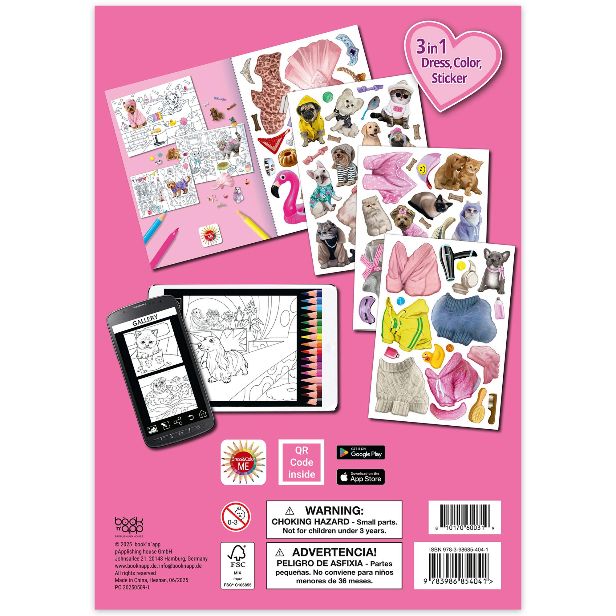 Dress & Color ME: Cute Animals
