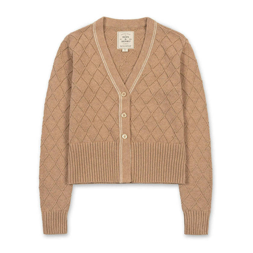 Organic V-Neck Cardigan