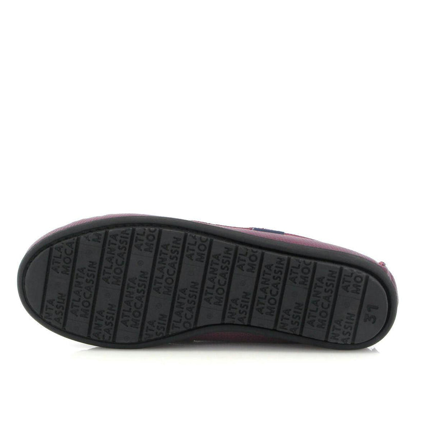 Penny 032 Walker Moccasins, burgundy little grainy leather