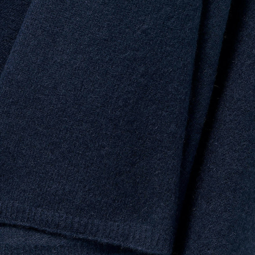Women's Cashmere Wrap in Navy