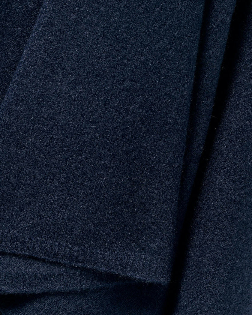 Women's Cashmere Wrap in Navy