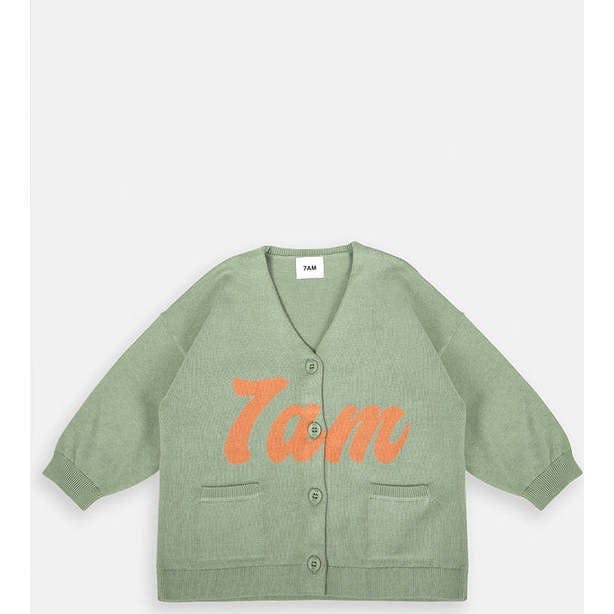 Baby My Boxy Cotton V-Neck Cardigan