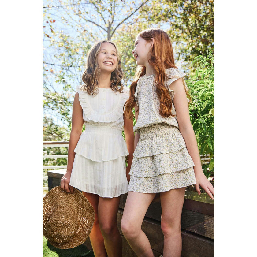 Tepper Dress Cream Ditsy