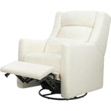 Kiwi Plus Power Glider Recliner W/ Power Headrest In Cream Shearling