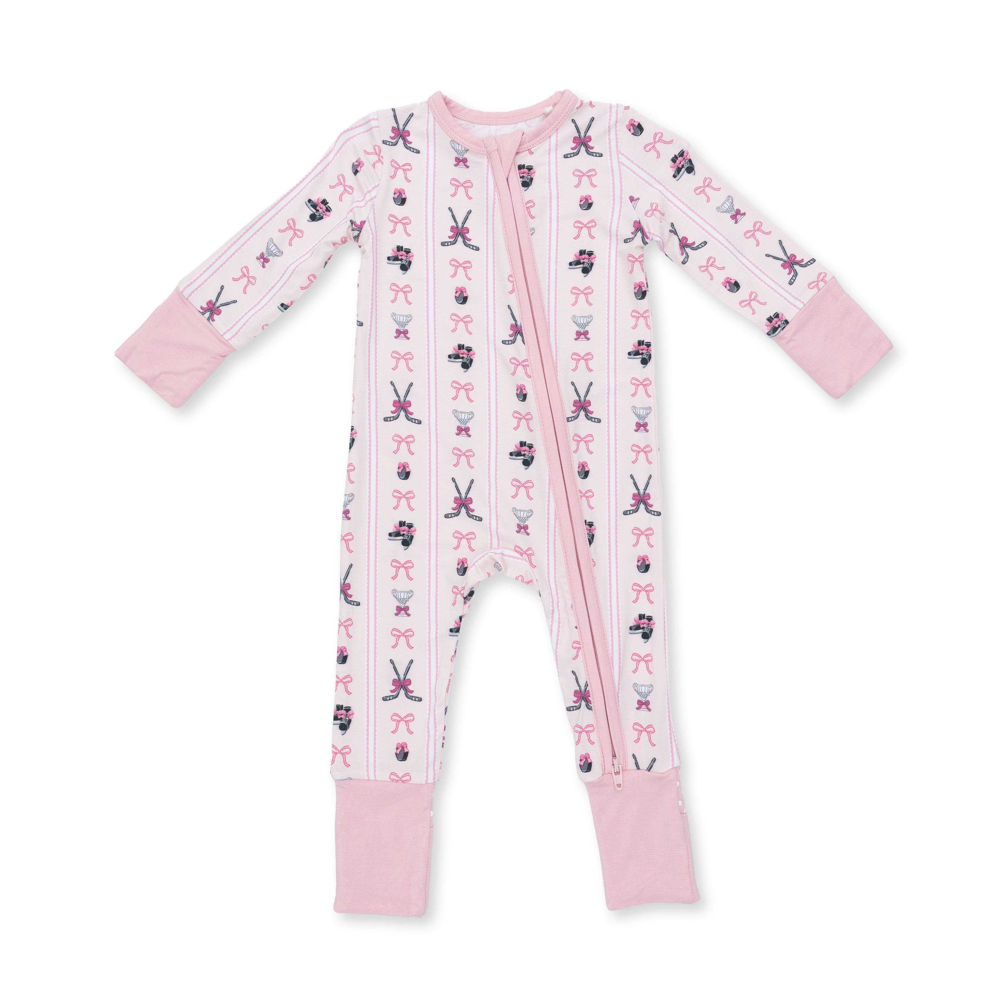 Megan's Bowtiful Hockey Stripe - Convertible Romper