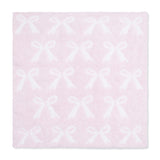 Chenille - Baby Pink Bow Blanket