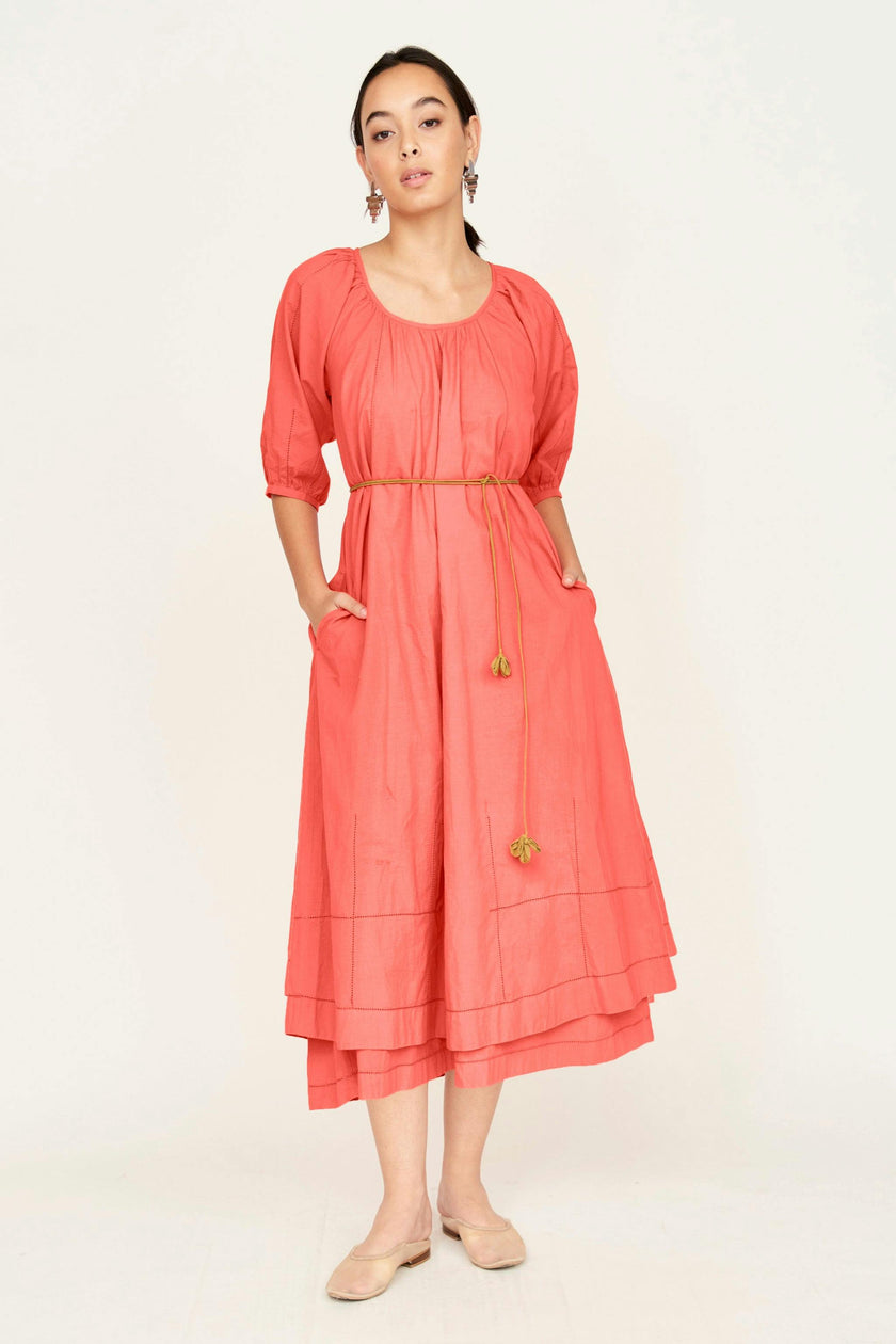 Seville Dress in Lobster