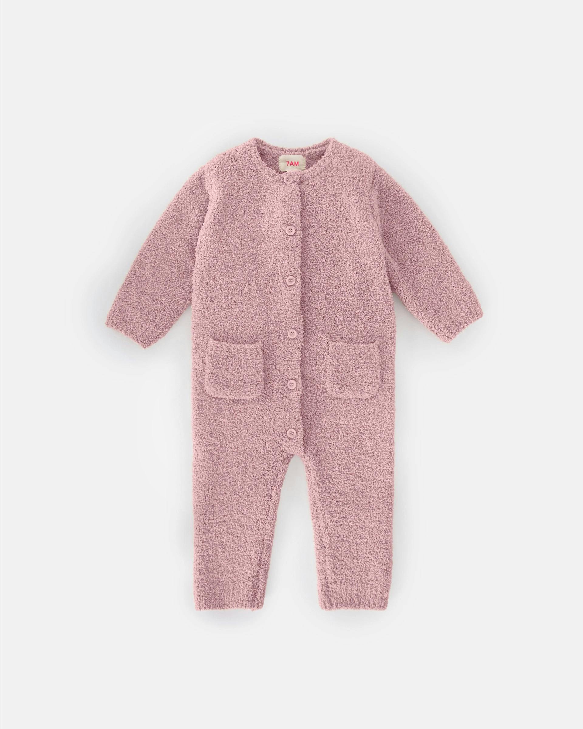 Long Sleeve Jumpsuit - Fuzzy