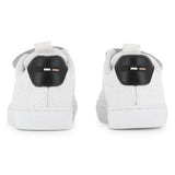 White Velcro Strap Sneaker