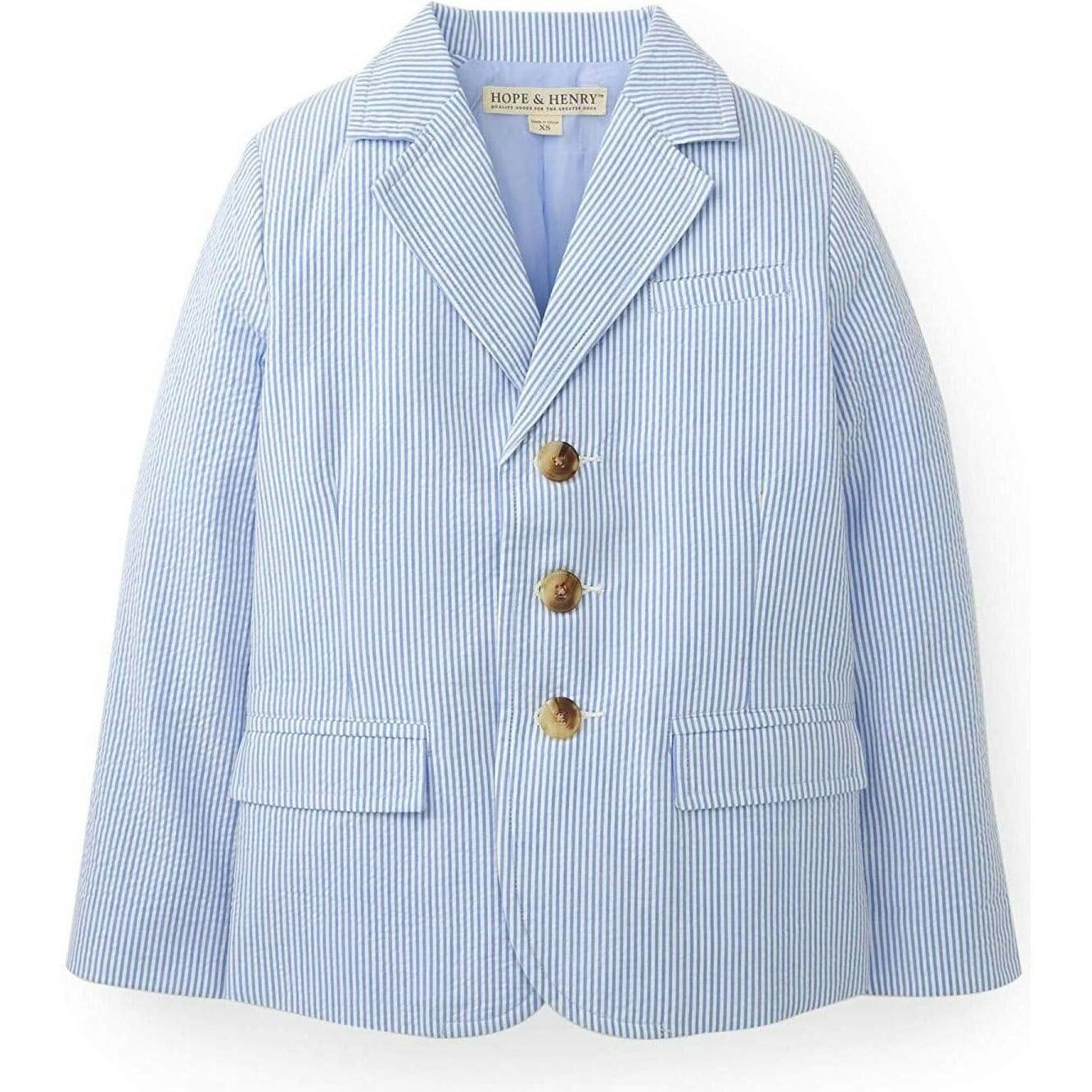 Organic Classic Seersucker Suit Jacket