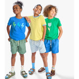 Clearance kids stretch chino short in boardwalk stripe