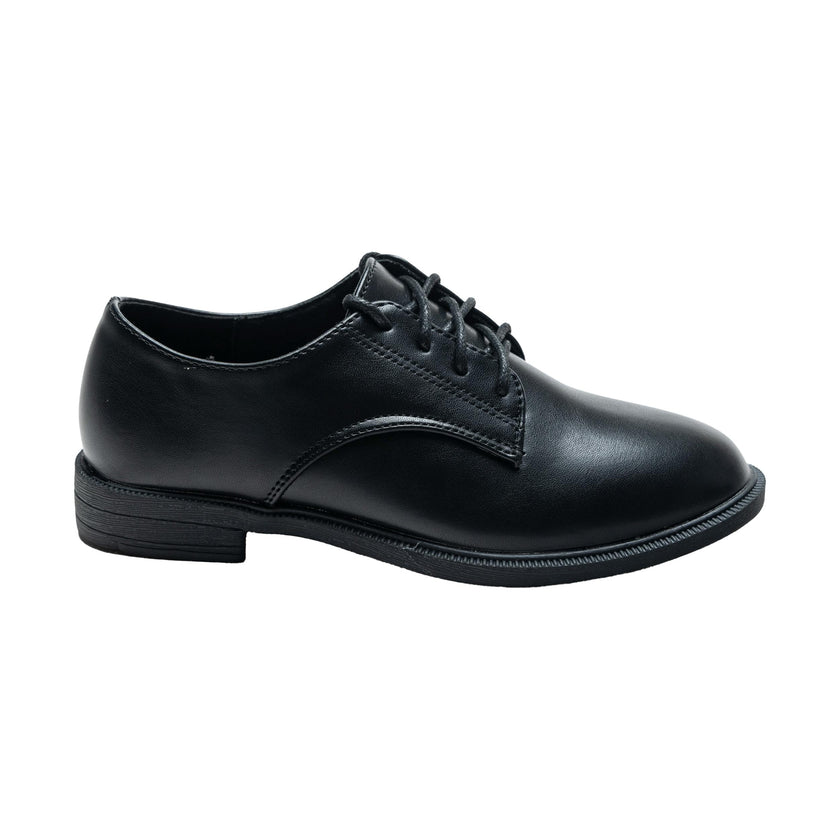 Moustache Black Derby Dress Shoes