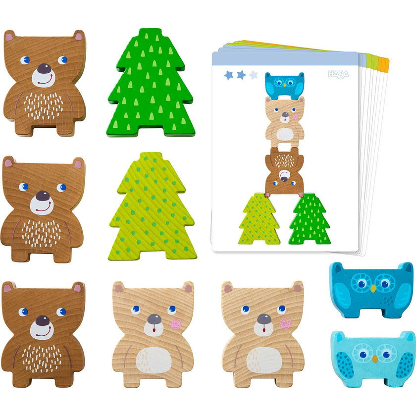 Forest Friends Chunky Wooden Stacking Toy (Made in Germany)