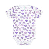 Mini Woof Squad Lilac Short sleeve Bodysuit