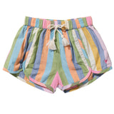 Girls Millie Short - Parade Stripe