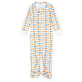 Parker Boys' Zipper Pajama - Preppy Pumpkins Cool