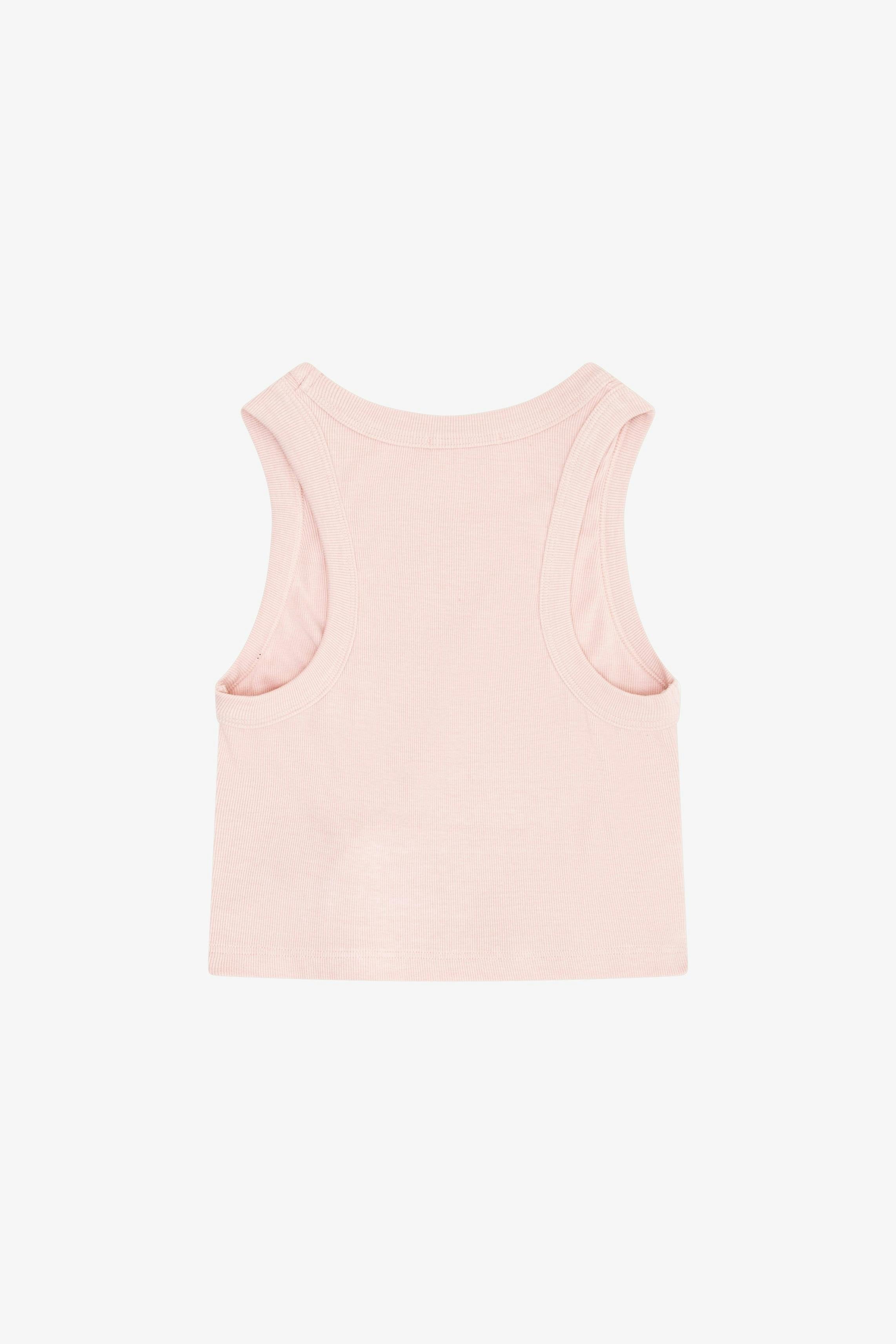 Rayon Rib Shirred Sleeveless Tank
