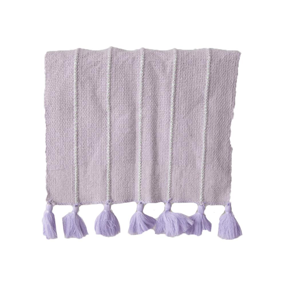 Lavender Tassel Table Runner