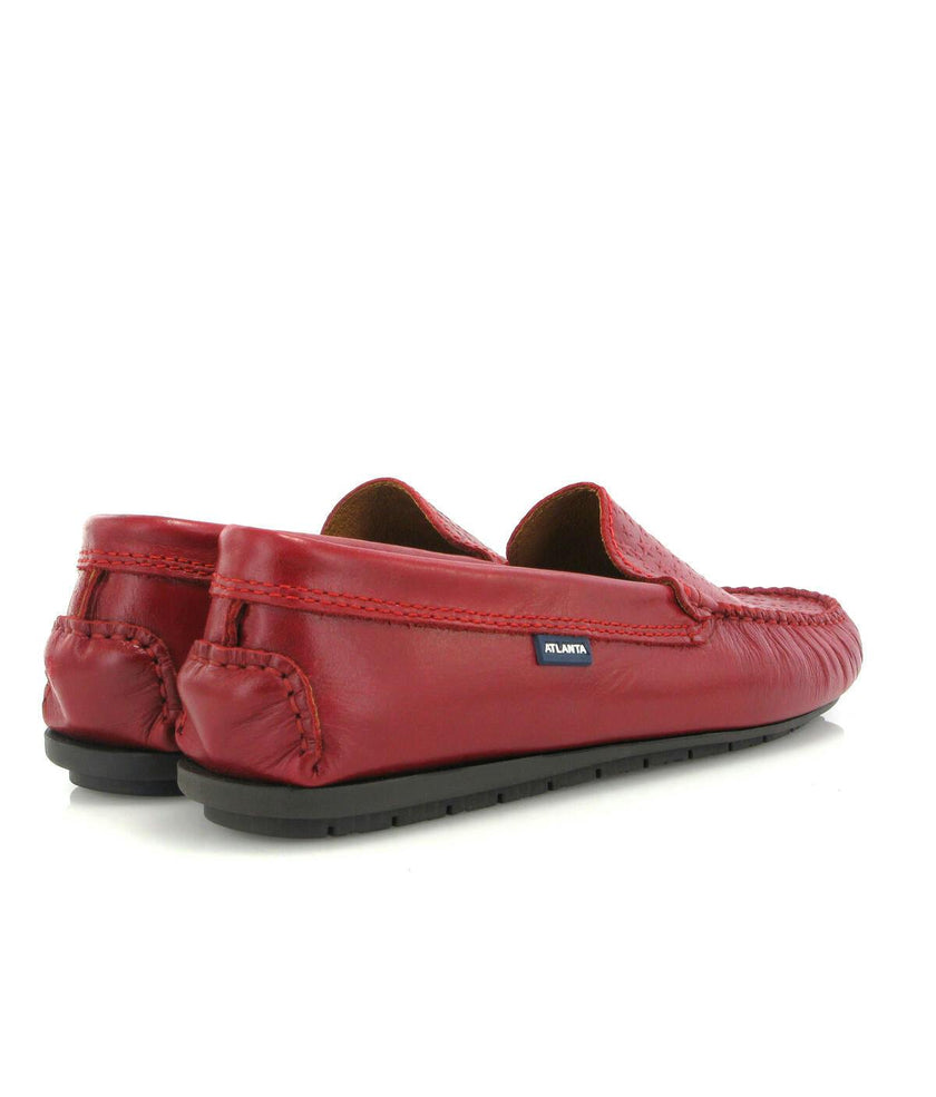 Plain 015 Walker Moccasins, Red Sierra Antik With Stars