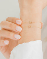 14k Gold Initial Bracelet