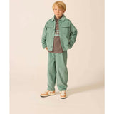 Corduroy Cropped Shacket in Teal Tambourine